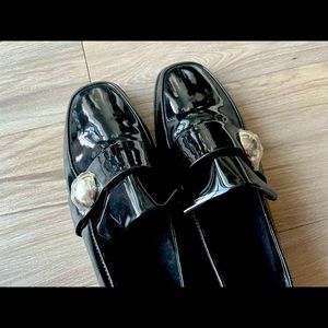 Black Patent Leather Loafers